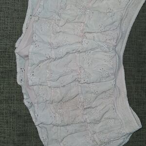 Hollister White Mini Skirt